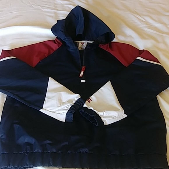 K-SWISS MY BLOCK WATER RESISTANT WINDBREAKER NWT - Picture 8 of 13